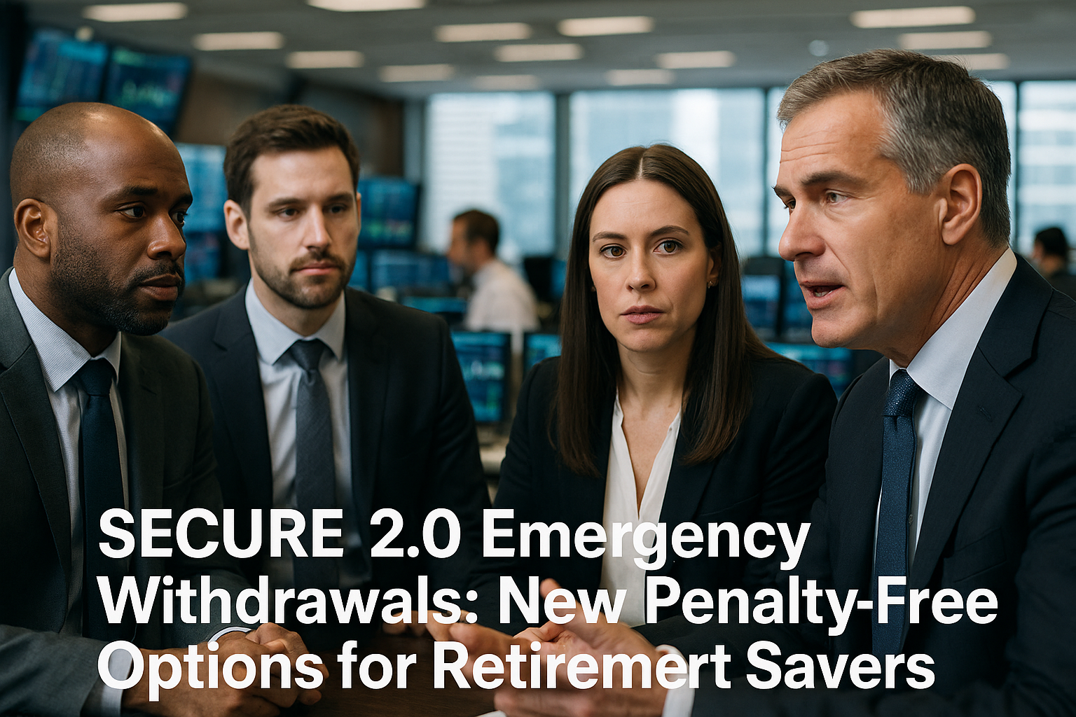 SECURE 2.0 Emergency Withdrawals: New Penalty-Free Options for Retirement Savers
