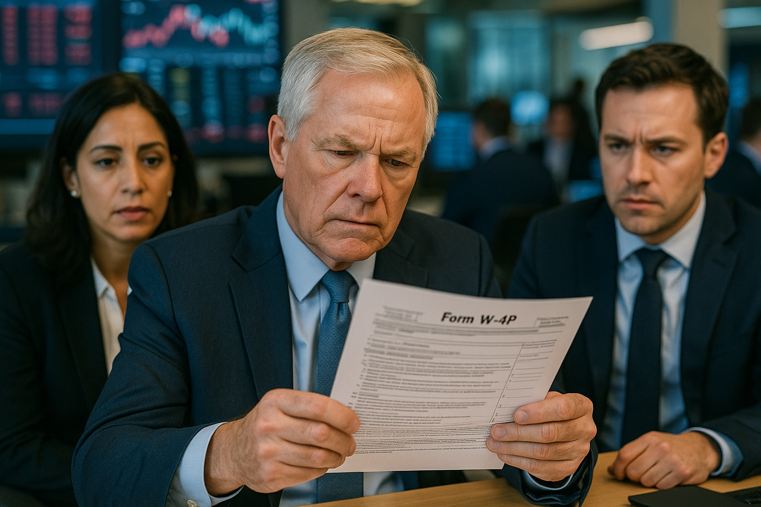 The Line Most Retirees Leave Blank on Form W-4P — and What It Costs Them Every Month