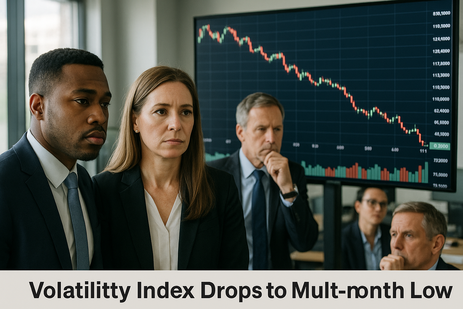 VIX Drops to Multi-Month Low as Markets Calm