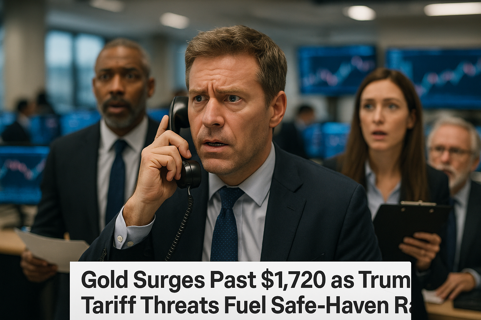 Gold Surges Past $4,720 as Trump Tariff Threats Fuel Safe-Haven Rally