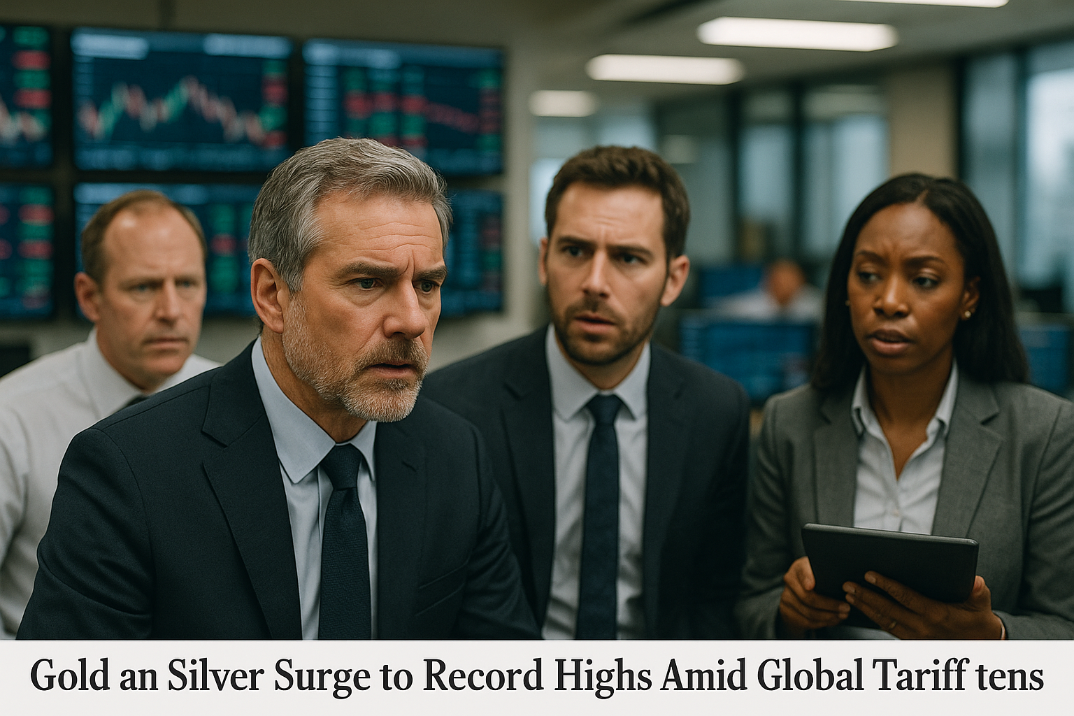 Gold and Silver Surge to Record Highs Amid Global Tariff Tensions
