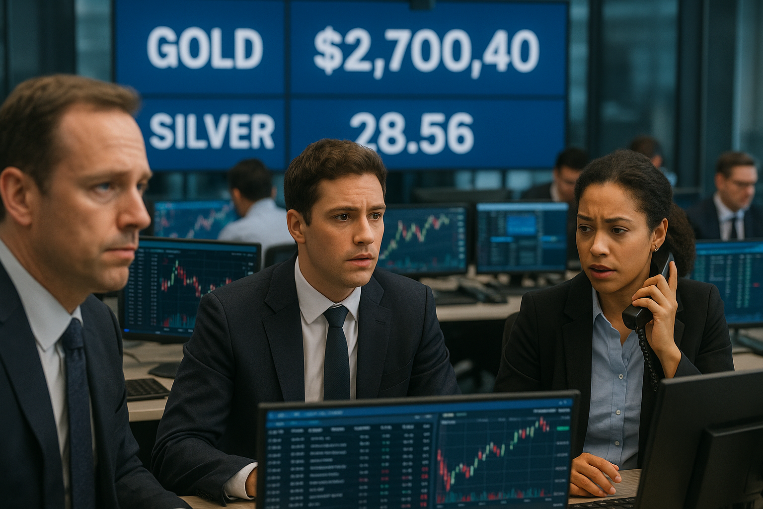 Gold Surges Past $4,700, Silver Nears $96 as Safe-Haven Demand Soars