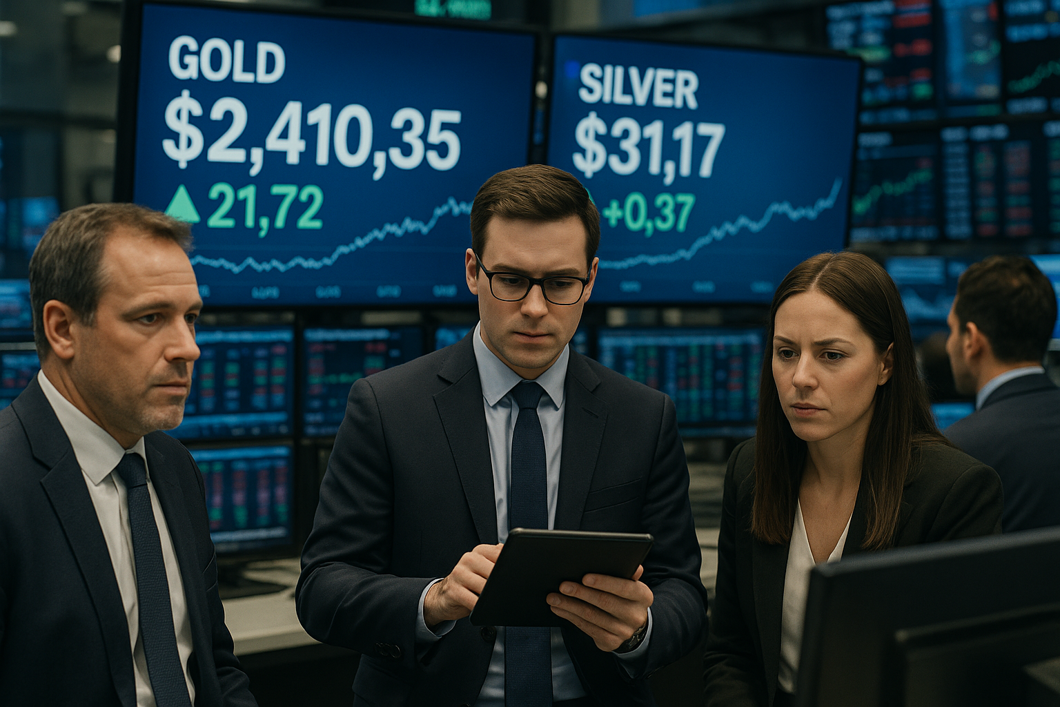 Gold and Silver Hover Near All-Time Highs Amid Geopolitical Tensions