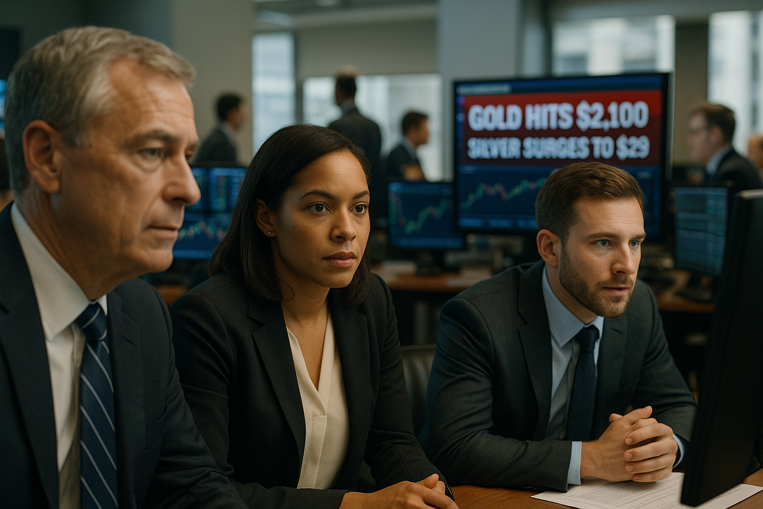 Gold Hits $5,100, Silver Surges to $109 on Safe Haven Demand