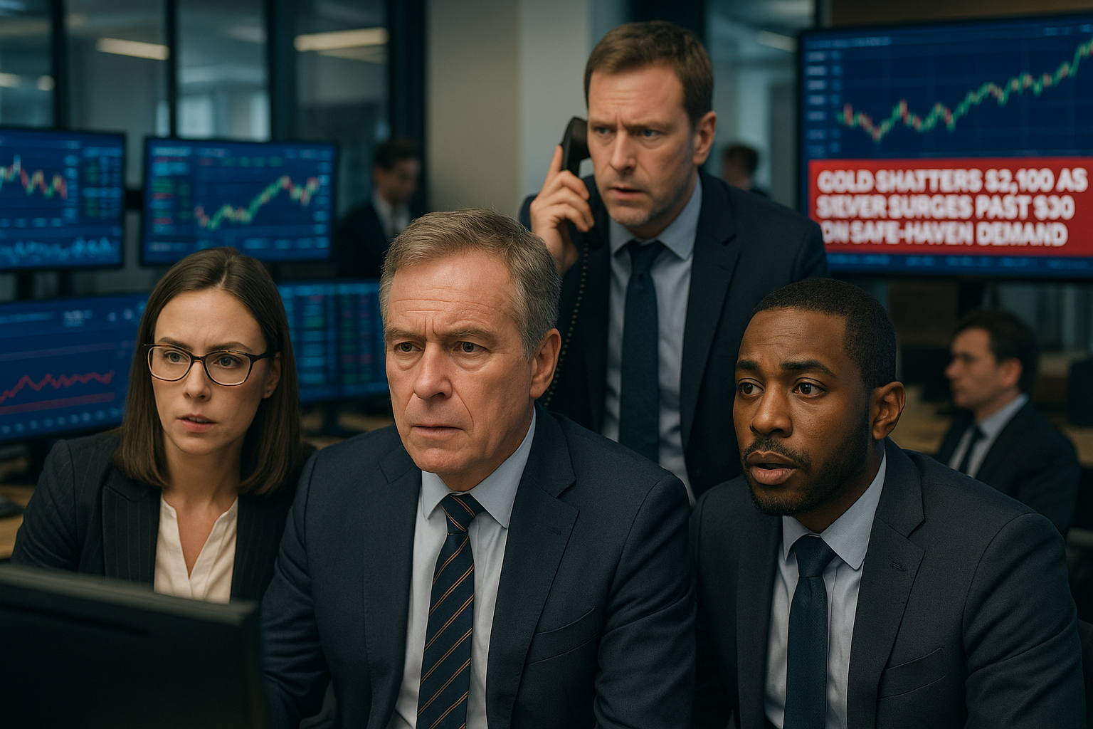 Gold Shatters $5,100 as Silver Surges Past $110 on Safe-Haven Demand