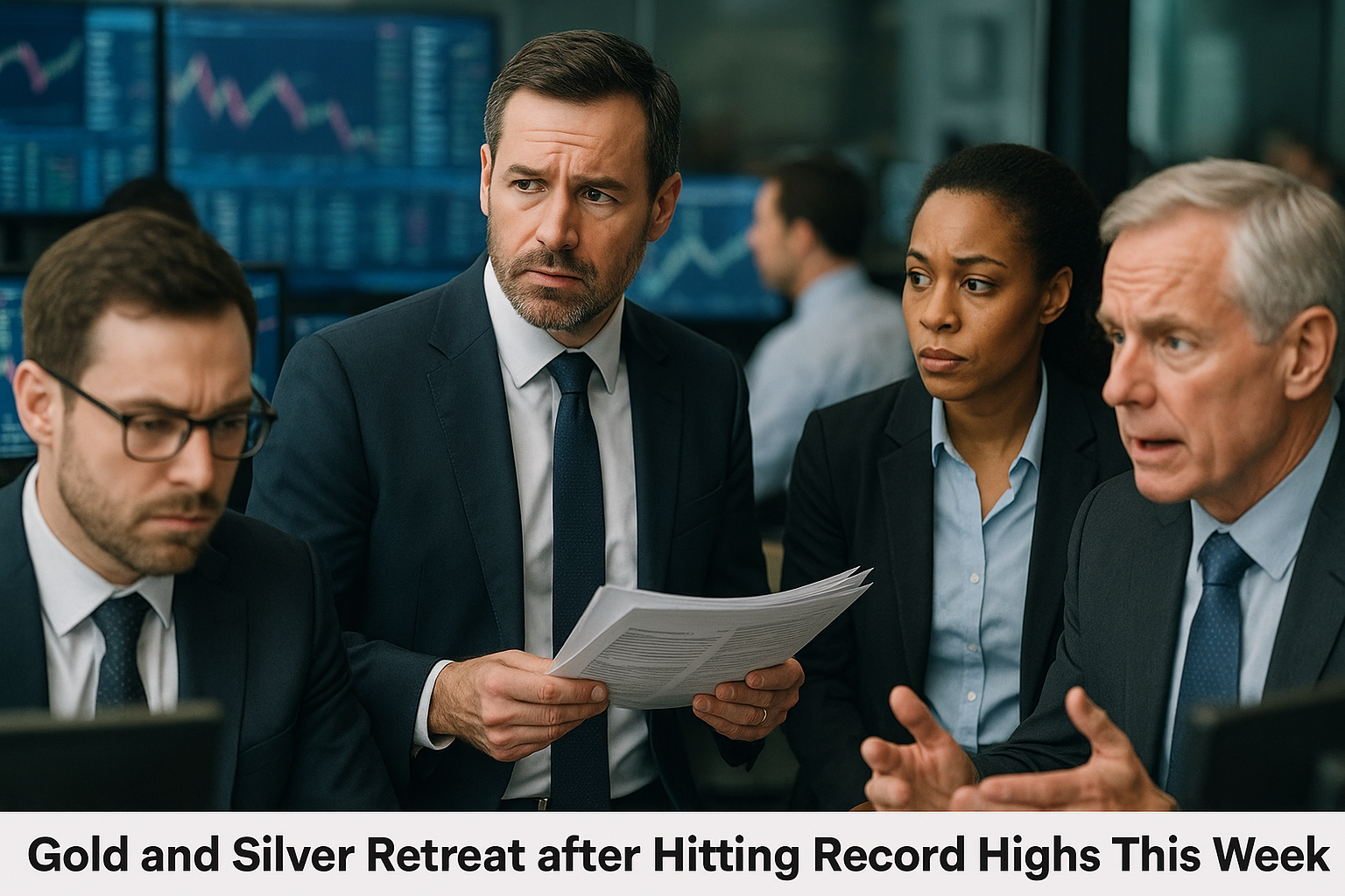 Gold and Silver Retreat After Hitting Record Highs This Week