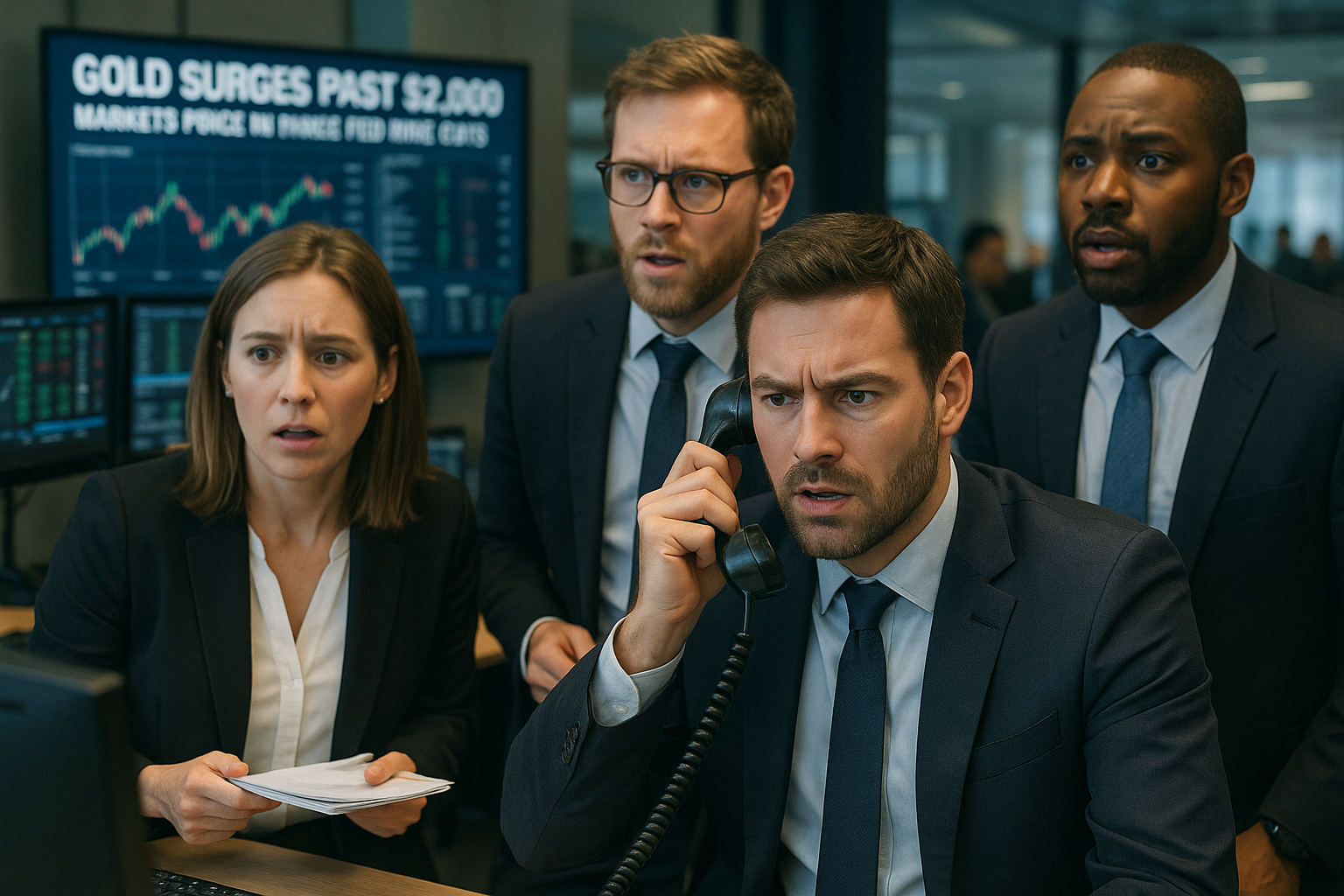 Gold Surges Past $5,060 as Markets Price in Three Fed Rate Cuts