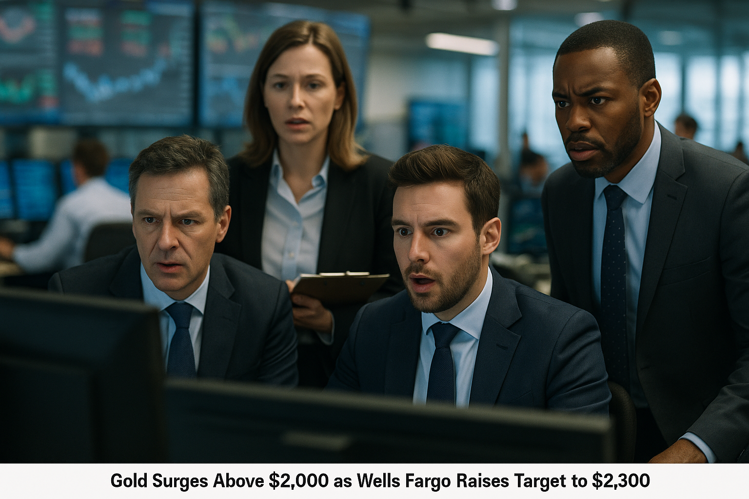 Gold Surges Above $5,000 as Wells Fargo Raises Target to $6,300