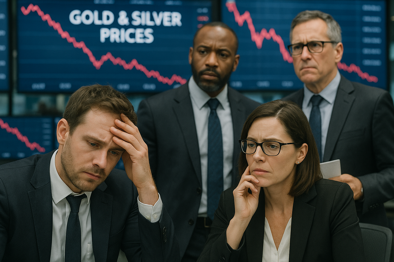 Gold and Silver Prices Tumble as 2026 Momentum Trade Reverses