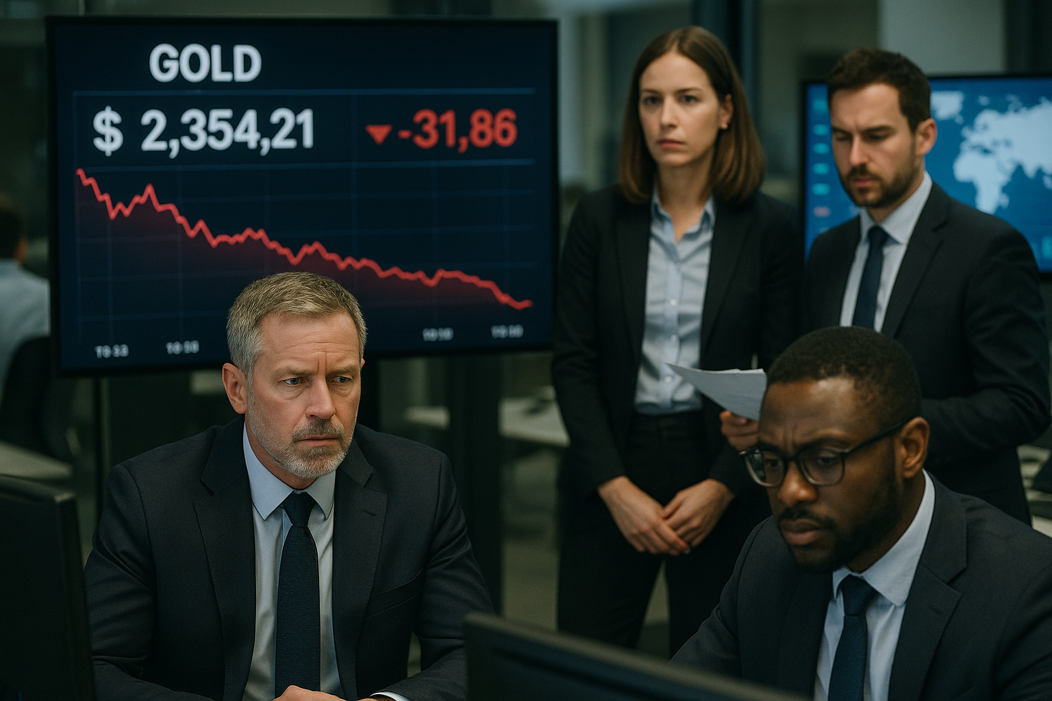 Gold Pulls Back From Record Highs Amid Geopolitical Turmoil