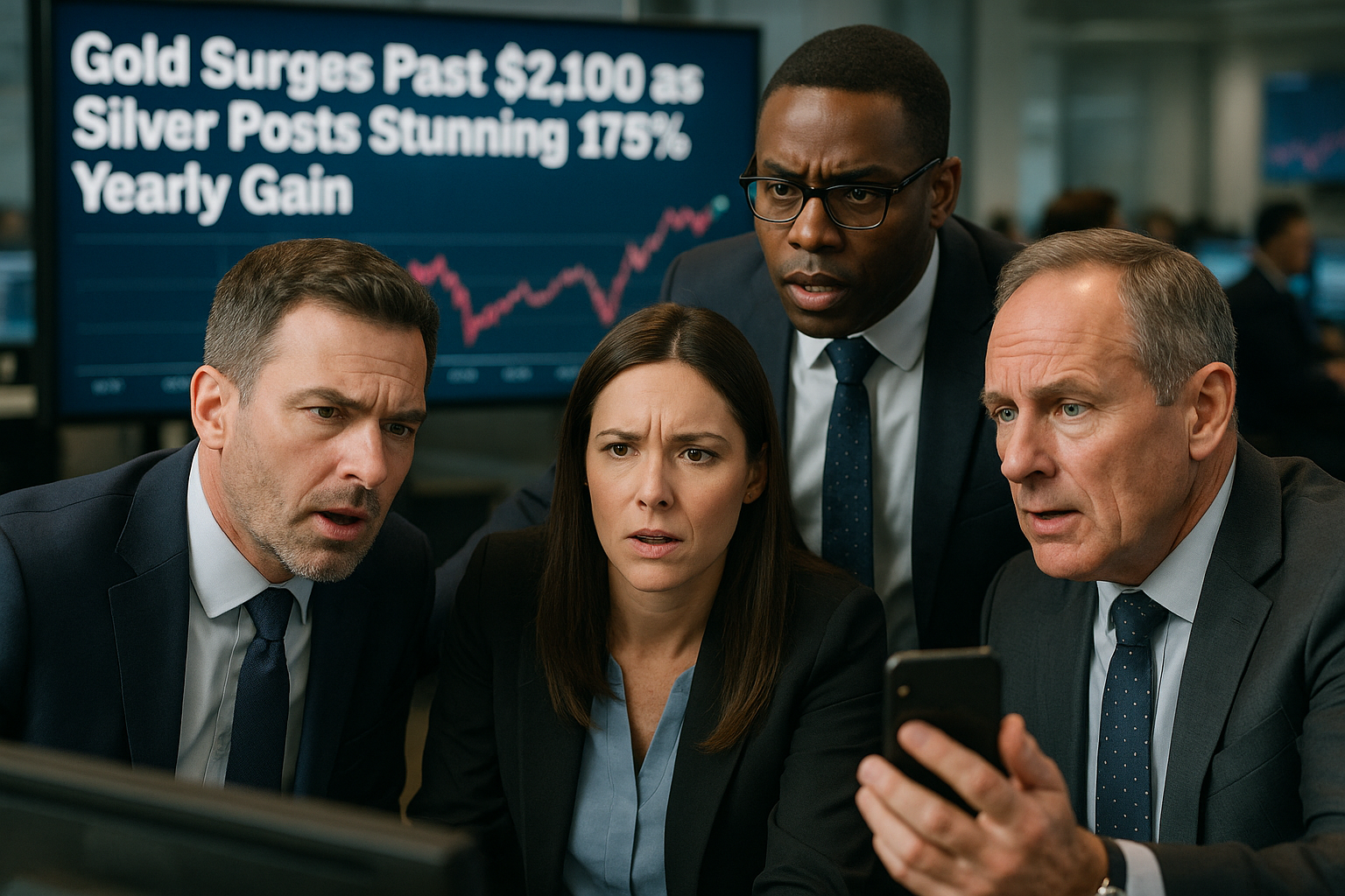 Gold Surges Past $5,100 as Silver Posts Stunning 175% Yearly Gain