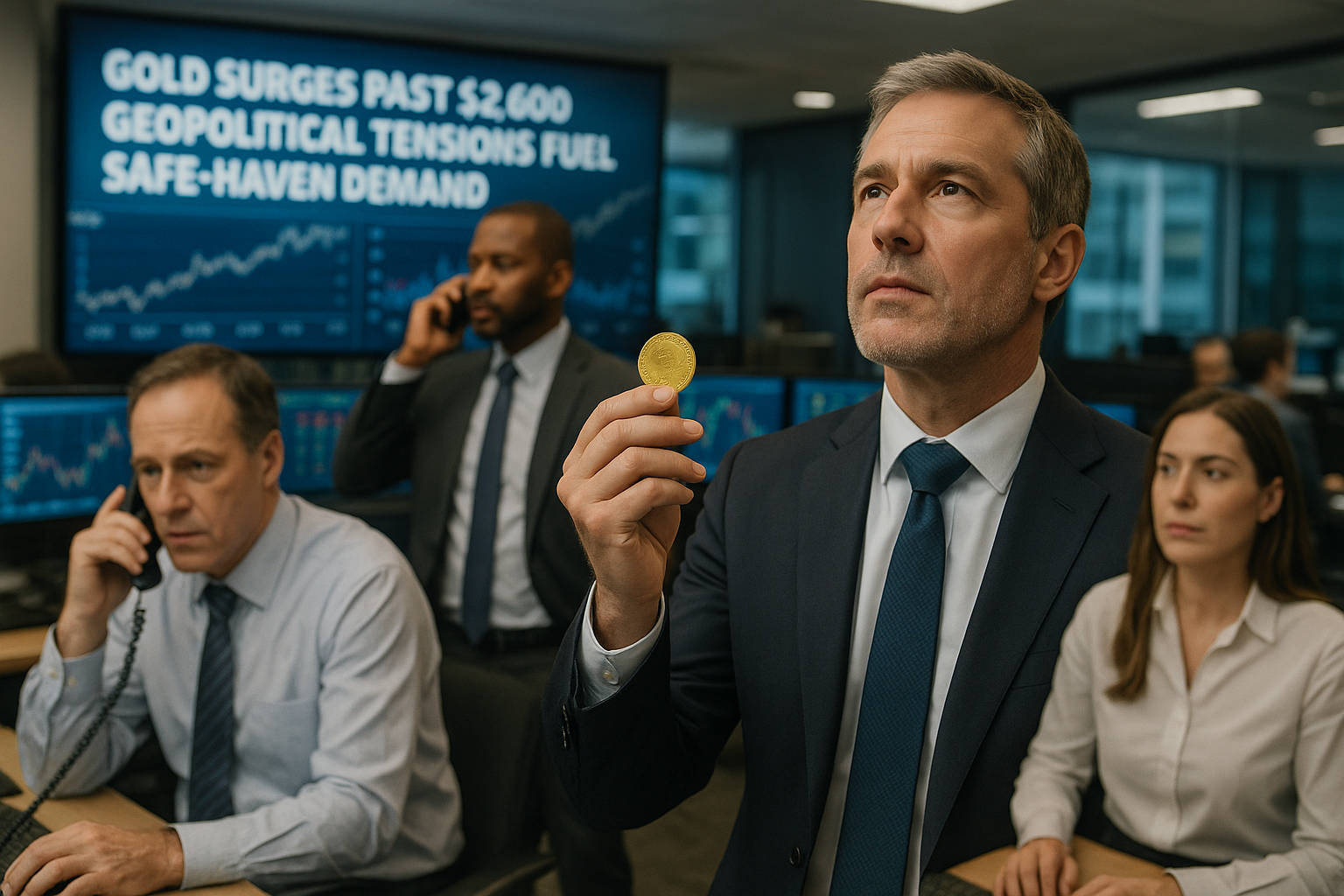 Gold Surges Past $4,600 as Geopolitical Tensions Fuel Safe-Haven Demand