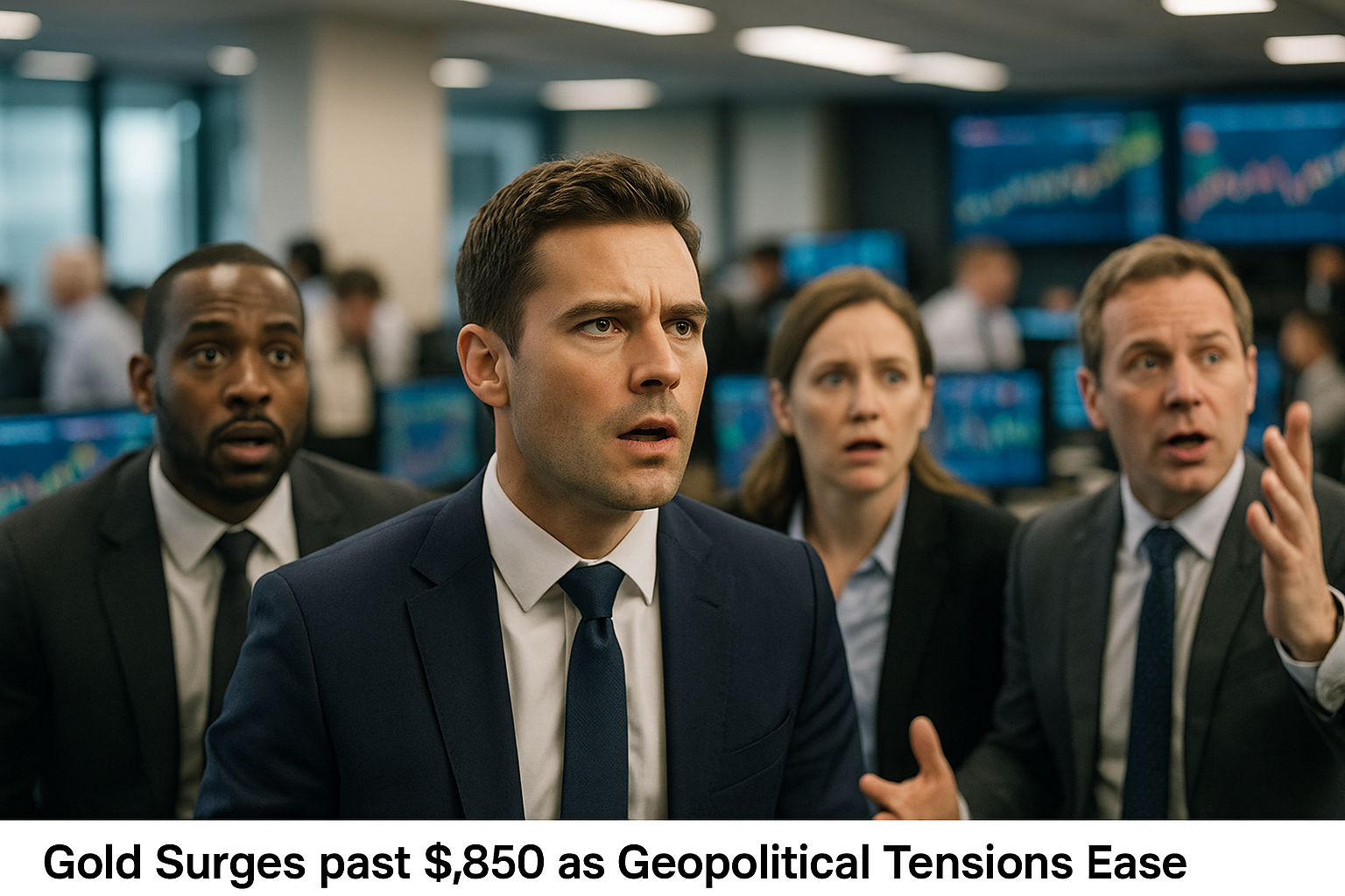 Gold Surges Past $4,850 as Geopolitical Tensions Ease