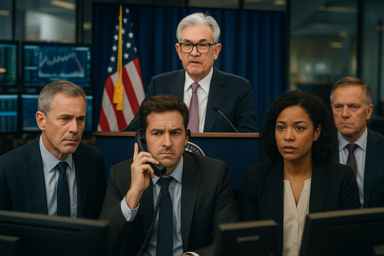 Fed Holds Rates Steady in Rare 8-4 Split as Powell Signals He'll Stay