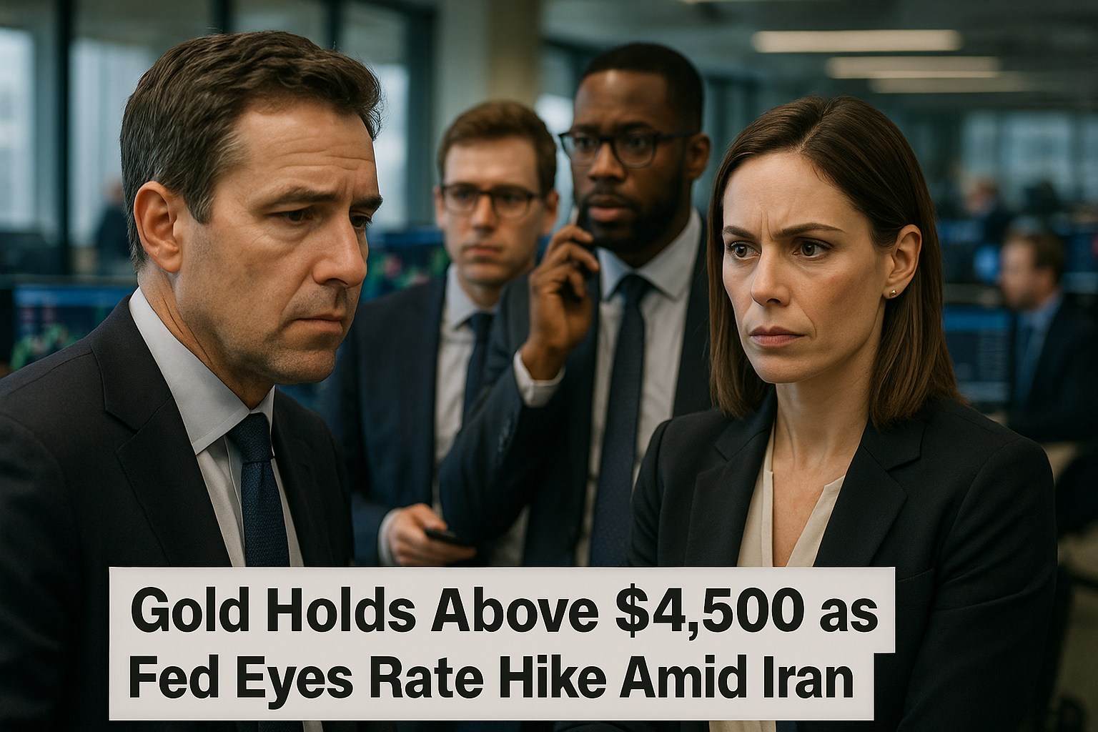 Gold Holds Above $4,500 as Fed Eyes Rate Hike Amid Iran Conflict