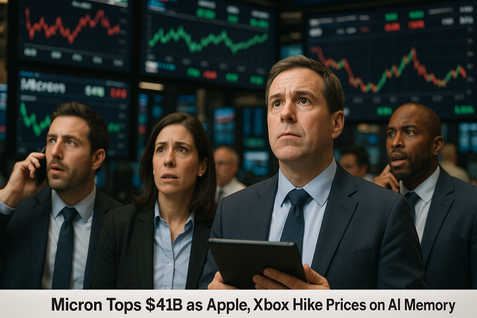 Micron Tops $41B as Apple, Xbox Hike Prices on AI Memory Crunch