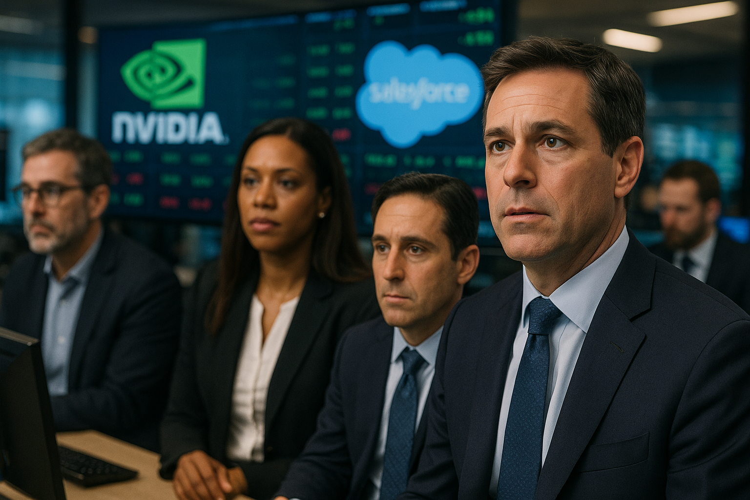 Nvidia and Salesforce Lift Tech as Wall Street Awaits Warsh's Jackson Hole